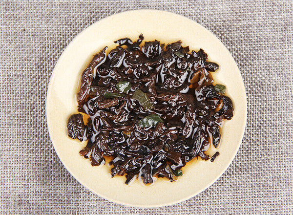 Glutinous Rice Fragrance Puerh Ripe Tea Dragon Pearl 500g Puerh Tea Tuocha