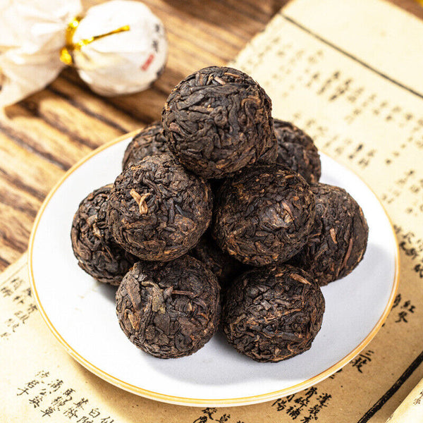 500g Yunnan Pu'er Raw Tea Dragon Pearl Tea Lincang Iceland Raw/ripe Pu'er Tea
