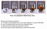 New Beautiful Colorful Detox Herbal Blooming Flower Tea Ball 20pcs