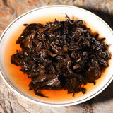 Abnehmen 357g Gelber Siegel Puerh Gekochter Tee Kuchen Gesundheit Schwarzer Tee