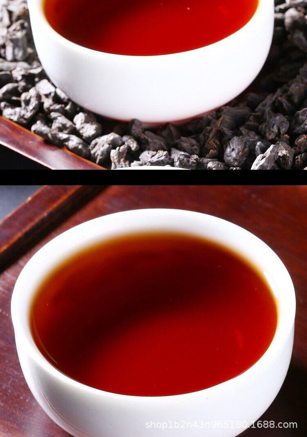 Fossil Glutinous Tea Fossil 500g Sweet and Glutinous Smooth Menghai Ripe Tea
