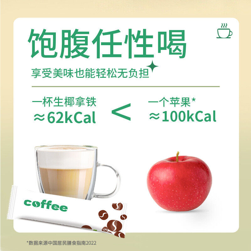 Raw Coconut Latte No Sucrose Coconut Flavor Latte Instant Cold Extracted Coffee