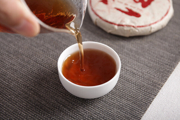 Menghai Ripe Tea, Big Tree Tea, 100g Small Cake Cooked Tea Yunnan Puerh Tea