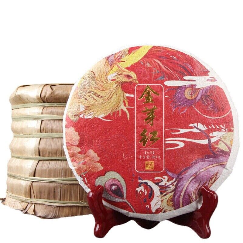 357g Yunnan Pure Dianhong Black Tea Cake Honey Fragrant Golden Bud Dian Hong Tea Main image