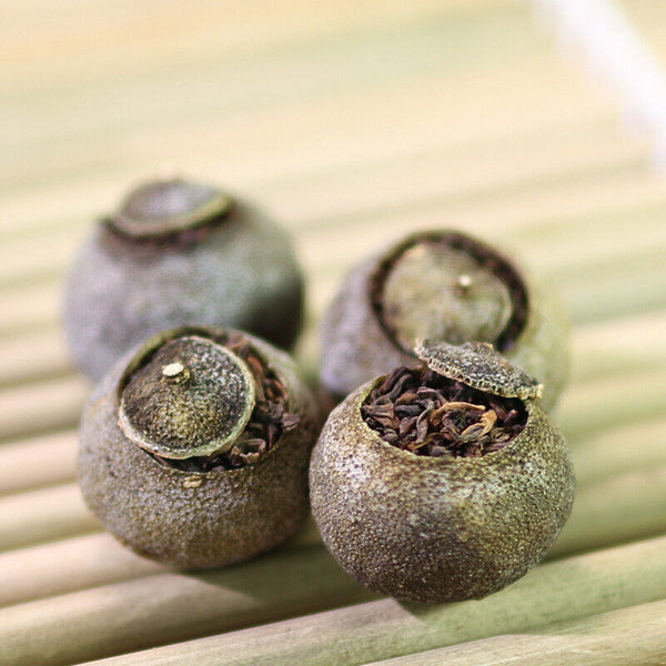 Pu'er Ripe Tea Xinhui Chenpi Xiaoqinggan Traditional Method of Production 500g