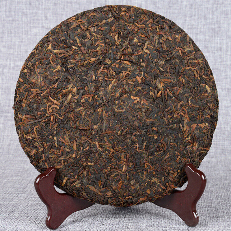 TeaAncient Tree Pu-erh Ripe Cake Health Care 357g Top Black Tea Yunnan Pu-erh Tea