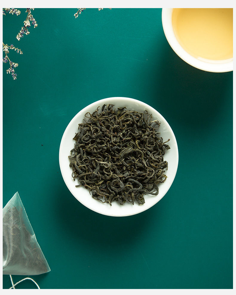 Classic Green Tea Bags Brewed Fresh Flavoured Green Tea Buds