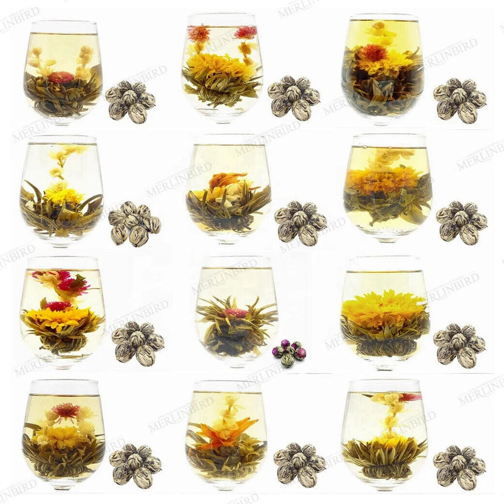 Handmade Gomphrena 20 Flavors of Blooming Flower Tea Ball 20pcs