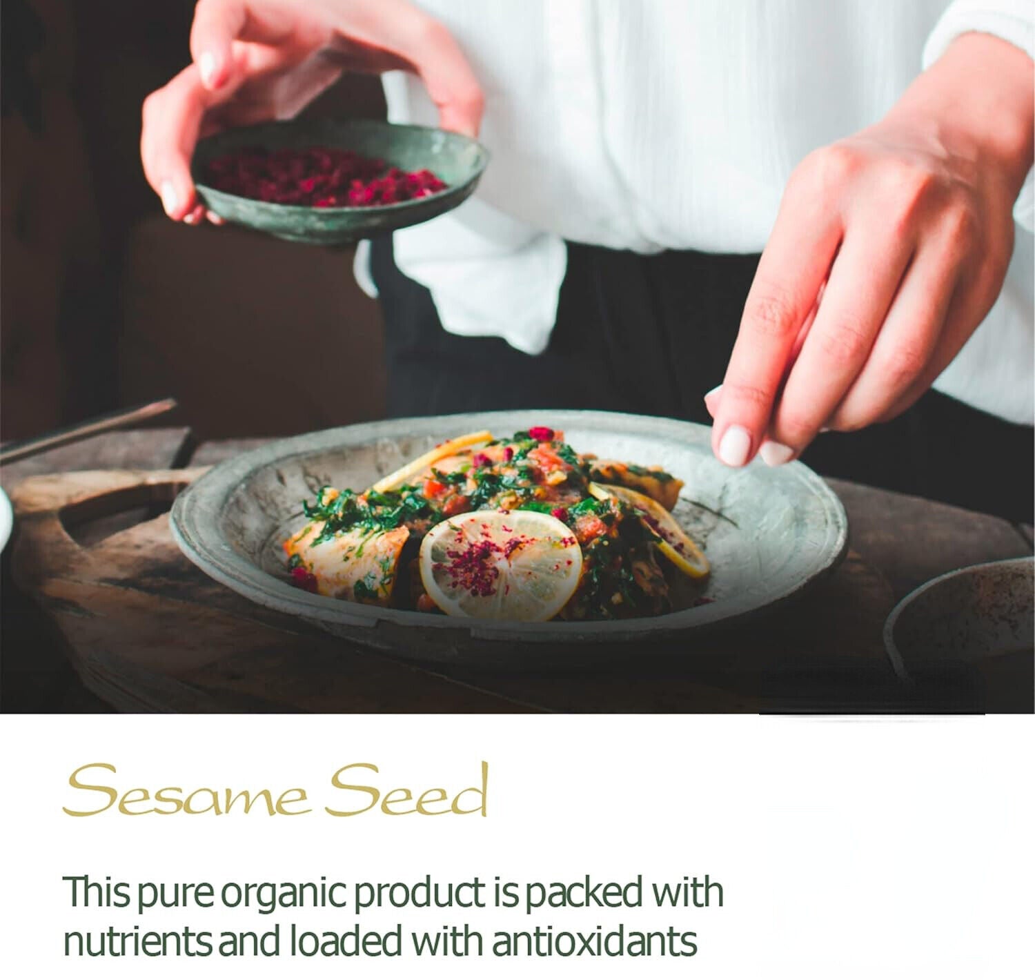 Sesame Seed White Organic Quality - Raw and Shelless 200g