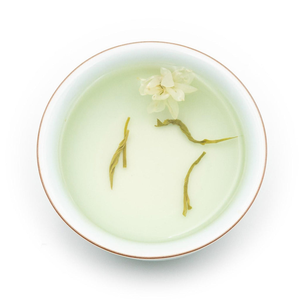 Yuqian 3rd Grade，High quality Bi Tan Piao Xue Jasmine Green Tea