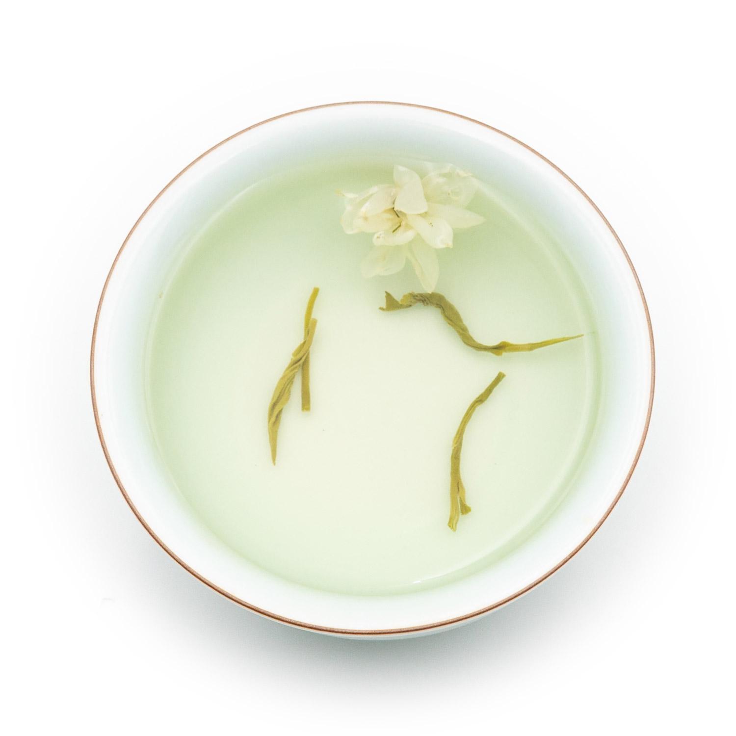 Yuqian 3rd Grade，High quality Bi Tan Piao Xue Jasmine Green Tea