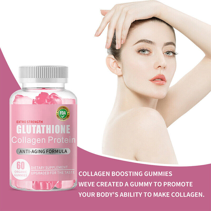 Heißer Verkauf Glutathion Collagen Protein Anti-Aging Formel Gummies 60 Kapseln Secondary image