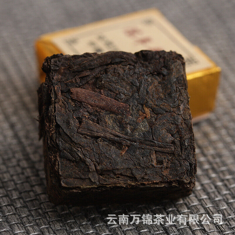 Small Gold Tea Brick 500g Mini Tuo Tea Small Square Brick Aged Pu-erh Ripe Tea