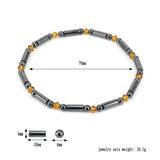 Jewelry Massage Stone Magnetic Therapy Bracelet Anklet Weight Loss Health Care