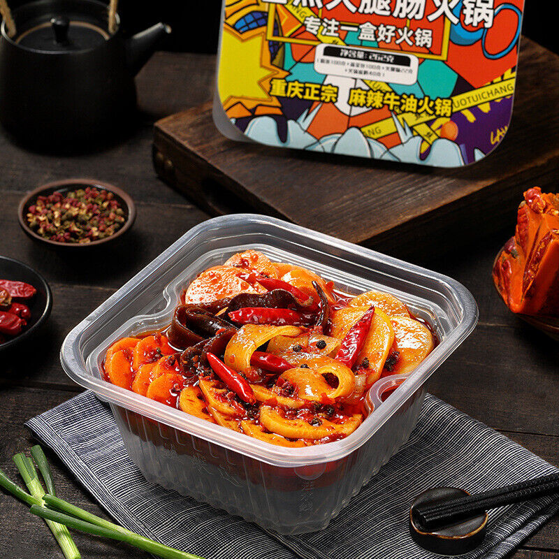 Instant Hot Pot Self Heating Snack Convenience Spicy Noodle Rice Bowl Gourmet