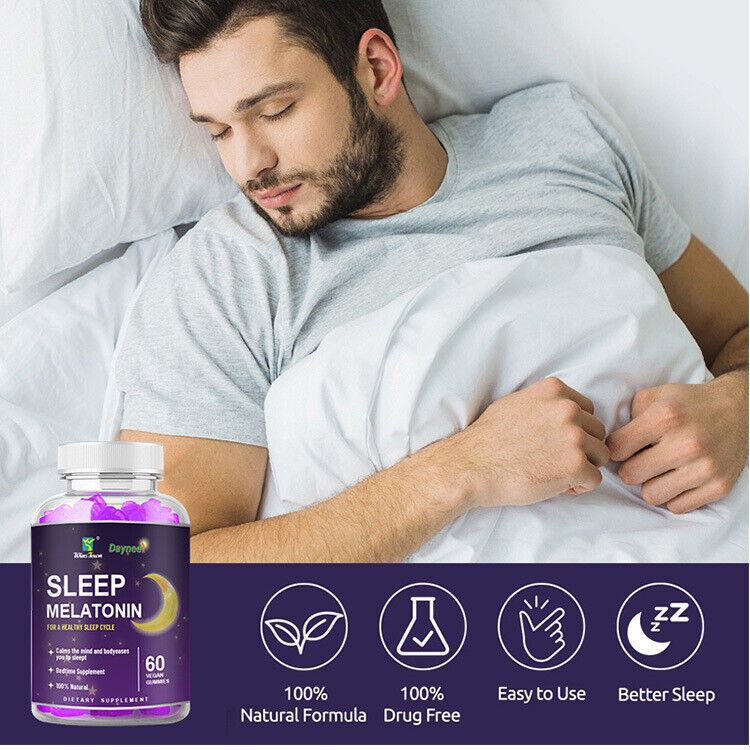 Natural Sleeping Gummies 60 Capsules/bottle