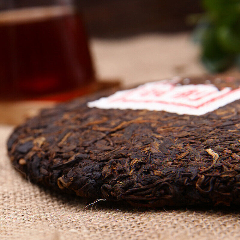 Pu'er Tea Yunnan Qizi Cake Tea Mature Pu'er Tea Mature Pu'er Tea 357g