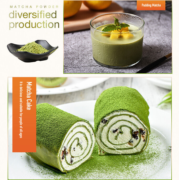 Organic Sweet Matcha Green Tea Powder Cafe Style Blend 16 oz Secondary image