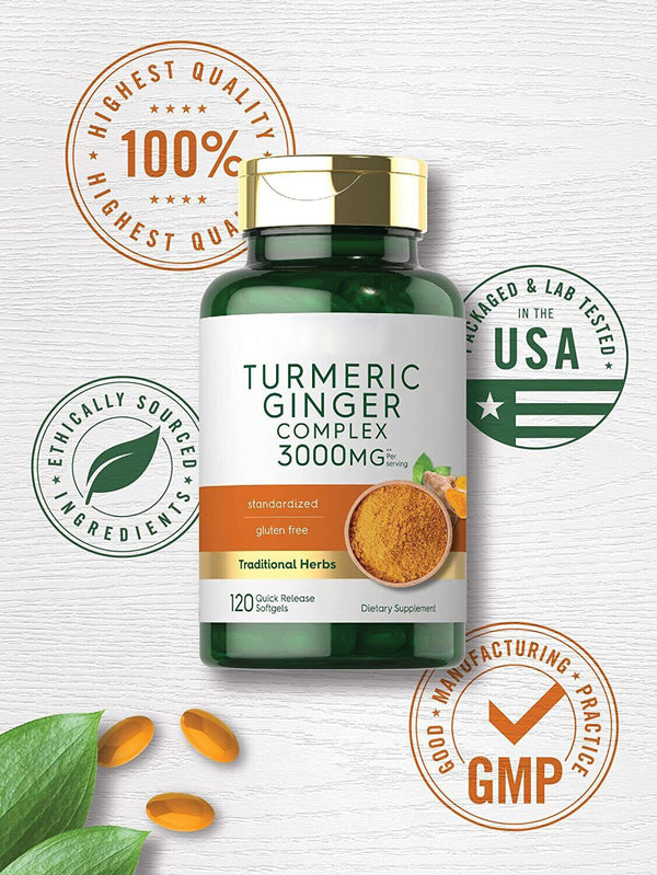 Turmeric Curcumin 2400mg | 180 Capsules | Non-GMO, Gluten Free