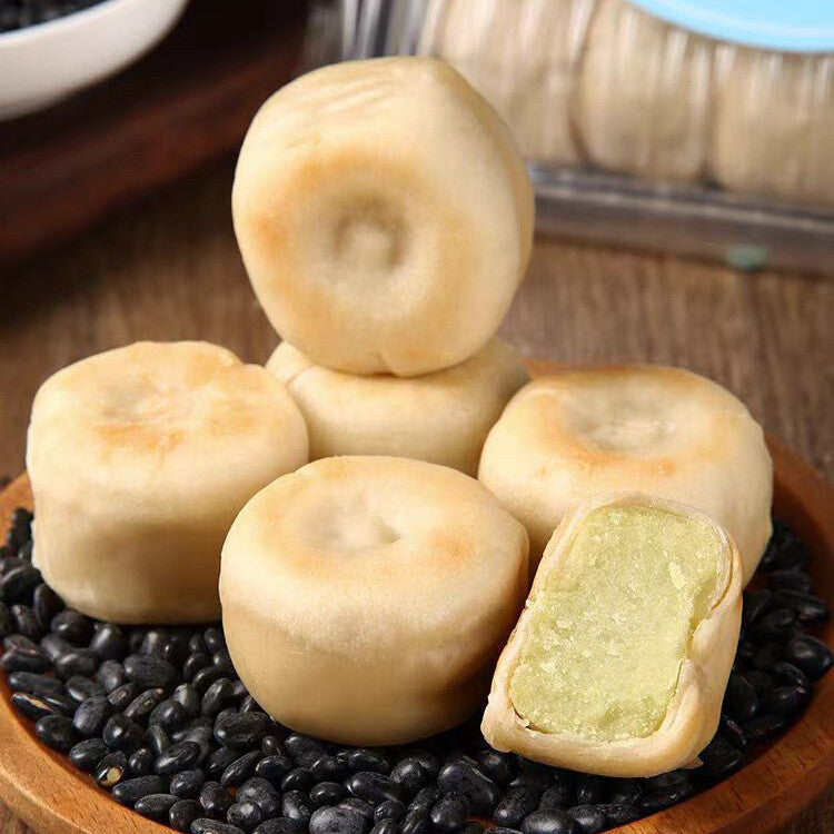 Traditional Snack Healthy Nutritious Breakfast Ice Skin Green Bean Cake