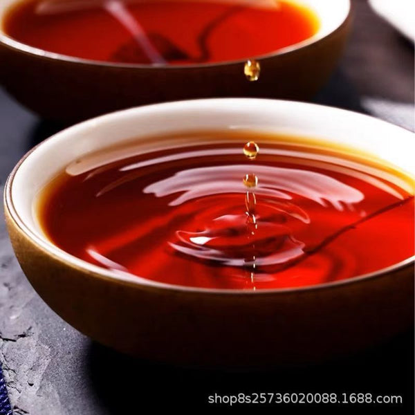 Yunnan Seven Zi Cakes Golden Bud Traditional Craft Puerh Ripe Tea Cake Tea 357g
