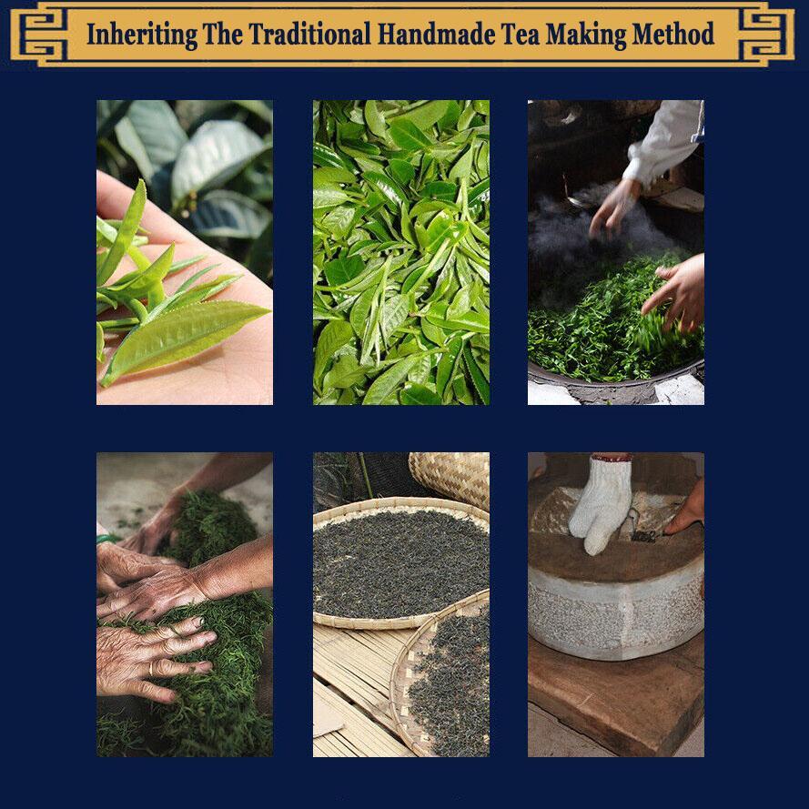 Premium 357g Old Half Zhang Classic Yunnan Raw Tea Seven Seed Cake
