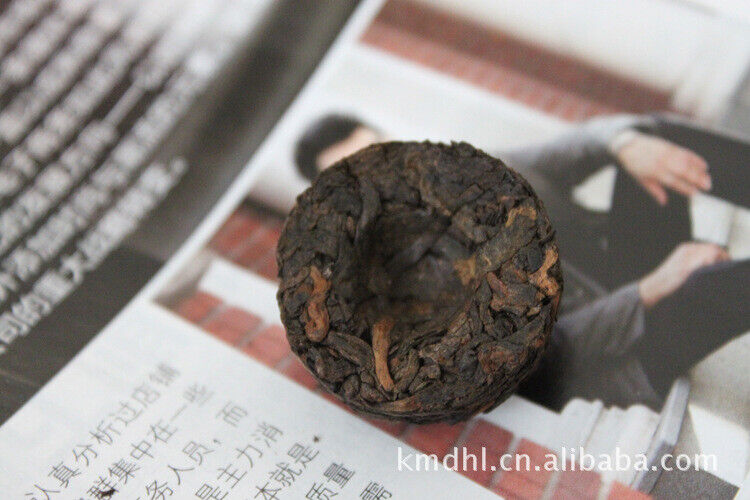 500g Pu'er Original Flavor Small Golden Tuo Yunnan Pu'er Tea Ripe Tea Tuo Tea Secondary image