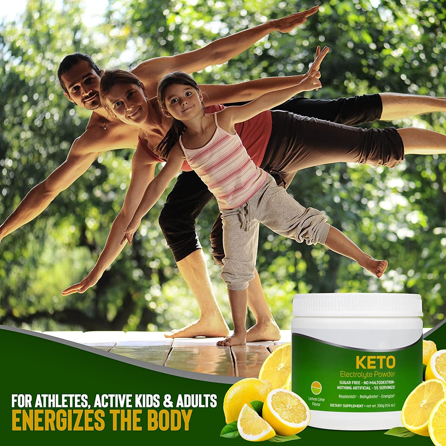 Sugar Free Keto Electrolyte Powder - Hydration Supplement for Ketogenic Diet