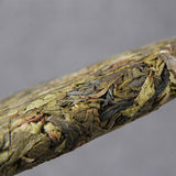 357g Cha Tea Cake Top-Grade Wuzhai Ancient Tree Gold Leaf Pu'er Tea Huangjinye