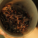 200g Cang Pu Golden Bud Puerh Tea Ripe Cake Tea Menghai Chen Xiang Pu'er Cake