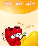 Fruit Peeling Juice Gummy 75g Snack Candy Banana and Mango Flavor
