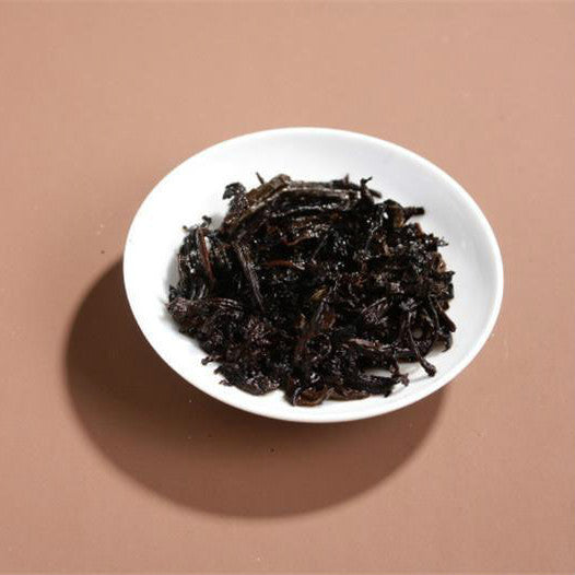 357g Ancient Cooked Puerh Tree Black Tea Cake Tea Old Ban Zhang Ripe Pu-erh Tea