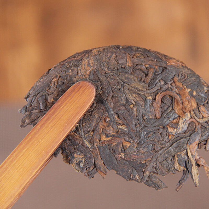 50g*10 Pcs Old Flavor Aged Small Cake Tea Yunnan Pu'er Tea Ripe Tea Cake