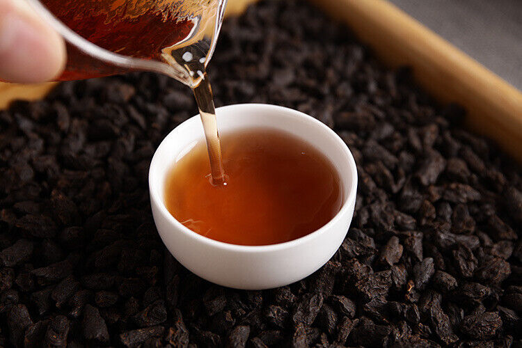 Yunnan Puerh Menghai Ripe Tea Jasmine Tea Fossil 500g Tin