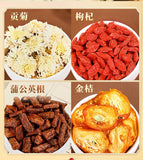 Malva nut tree and chrysanthemum, Monk Fruit Chronic Throat Moisturizing Tea