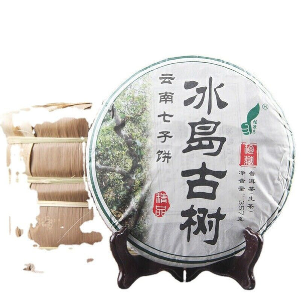 357g Yunnan Qizi Cake Tea Top Ancient Puer Tree In Iceland Cha Tea Health Care