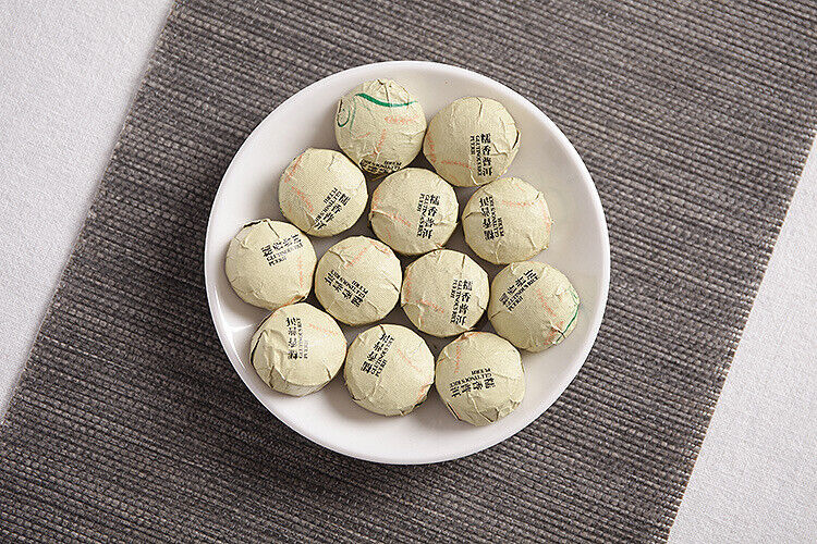 Yunnan Puerh Tea,Golden Dawn Glutinous Fragrance Tuo Tea,Miniature Ripe Tea 500g