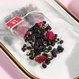 120g High Quality Black wolfberry mulberry rose tea bag fruit tea cold brew