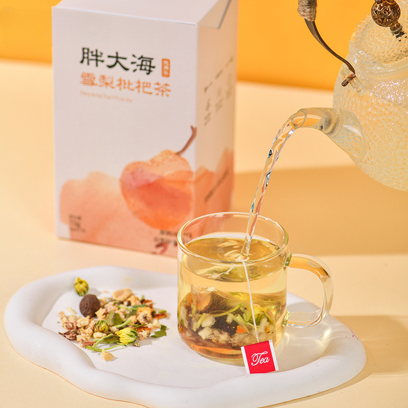 Fat Sea Snow Pear Loquat Chrysanthemum Arhat Fruit Tea Throat Tea Bag ...