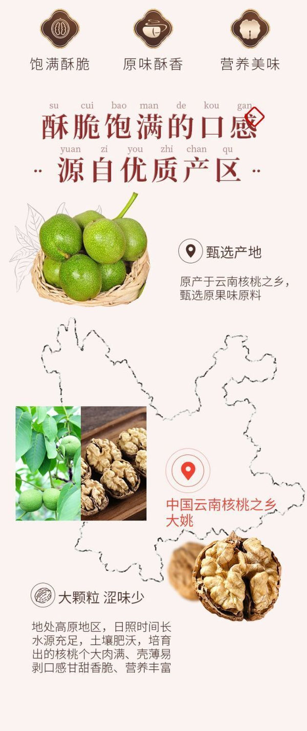 Academy of Agriculture Yunnan Walnuts – Shelled Fresh