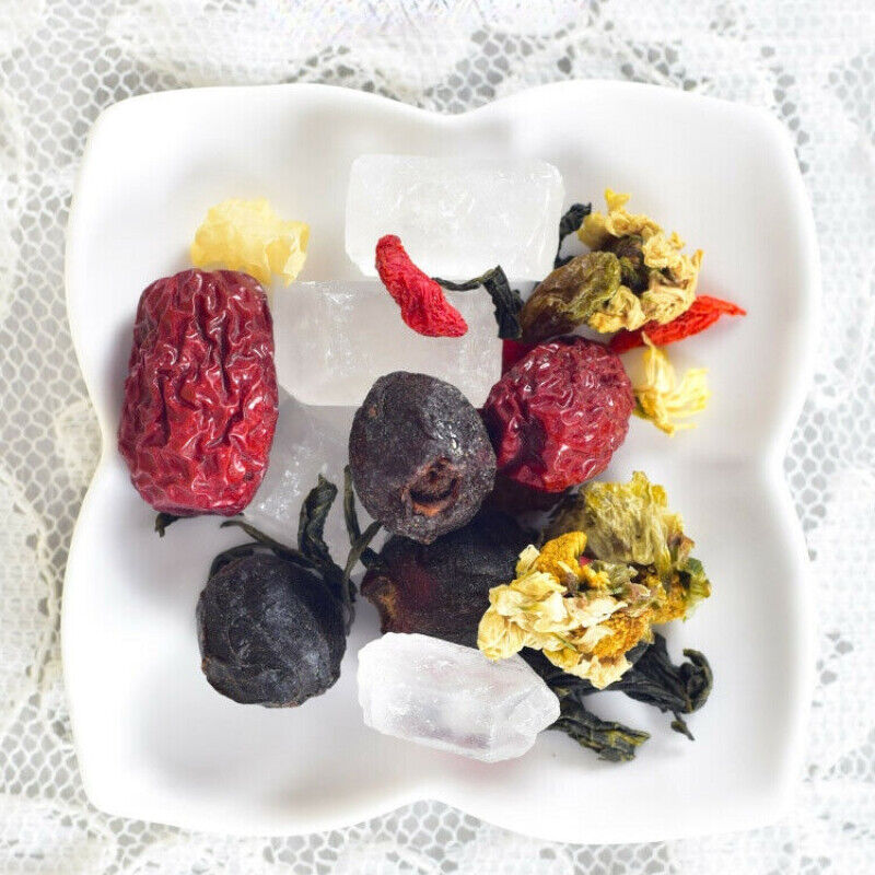 200g Tianfumingcha Chrysanthemum Heanlty Herbal Tea天福茗茶 八宝菊花茶 枸杞银耳桂圆红枣茶 花草茶组合茶饮