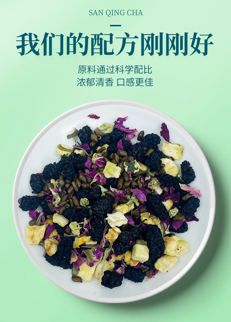 Apple Rose Lotus Leaf Tea for Detox and Digestive Health Tea