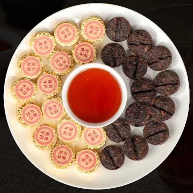 Organic Aged Ripe Pu'er tea, Mini Puer Tea, Yunnan Old Pu'er Tea Main image