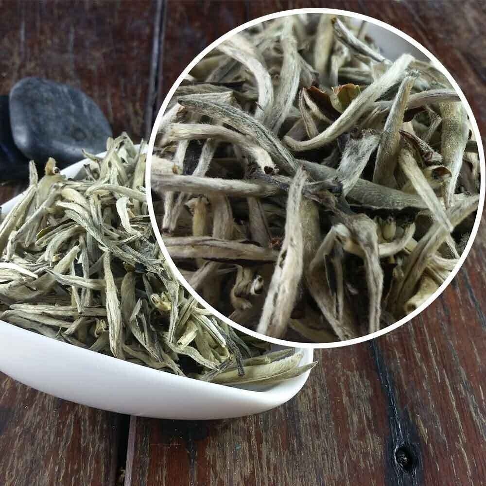 Silver Needle White Tea Baihao Yinzhen Premium Loose Leaf Natural Health Support Main image