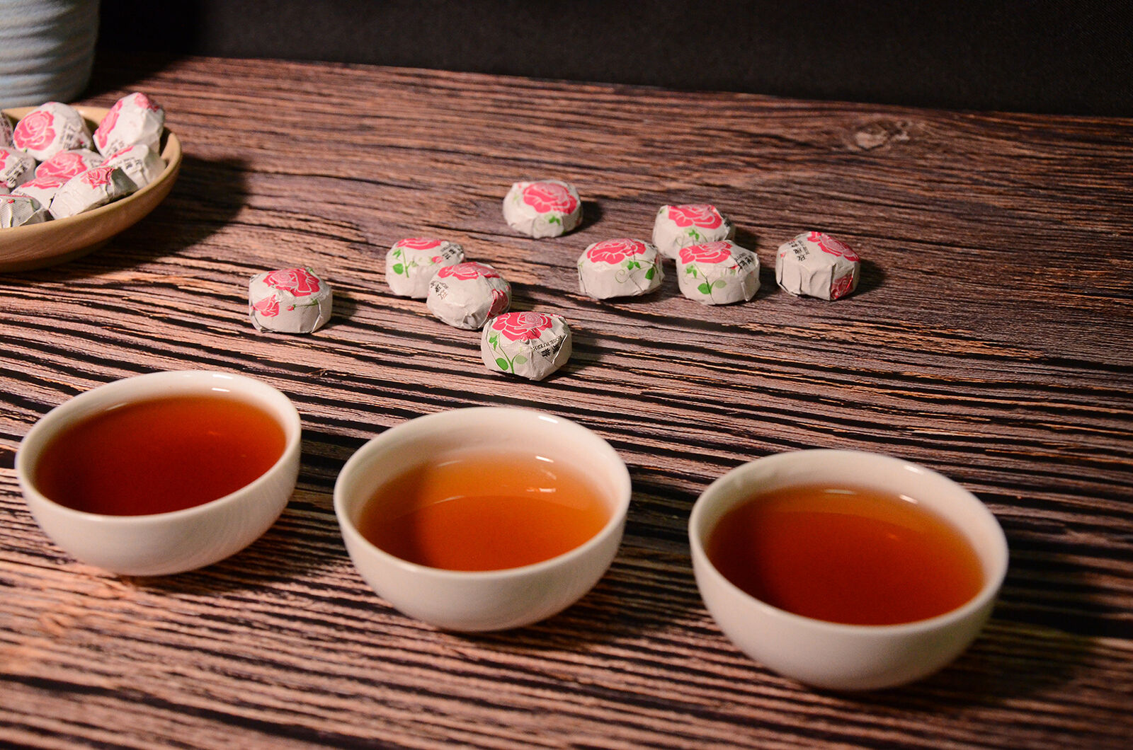 500g Yunnan Pu'er Tea Leaves Jindian Tea Factory Rose Flavor Small Tuo Tea Ripe