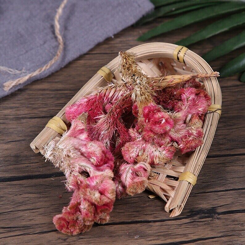 Organic Herbal Red Cockscomb Flower Flos Celosiae Cristatae Ji Guan Hua Main image
