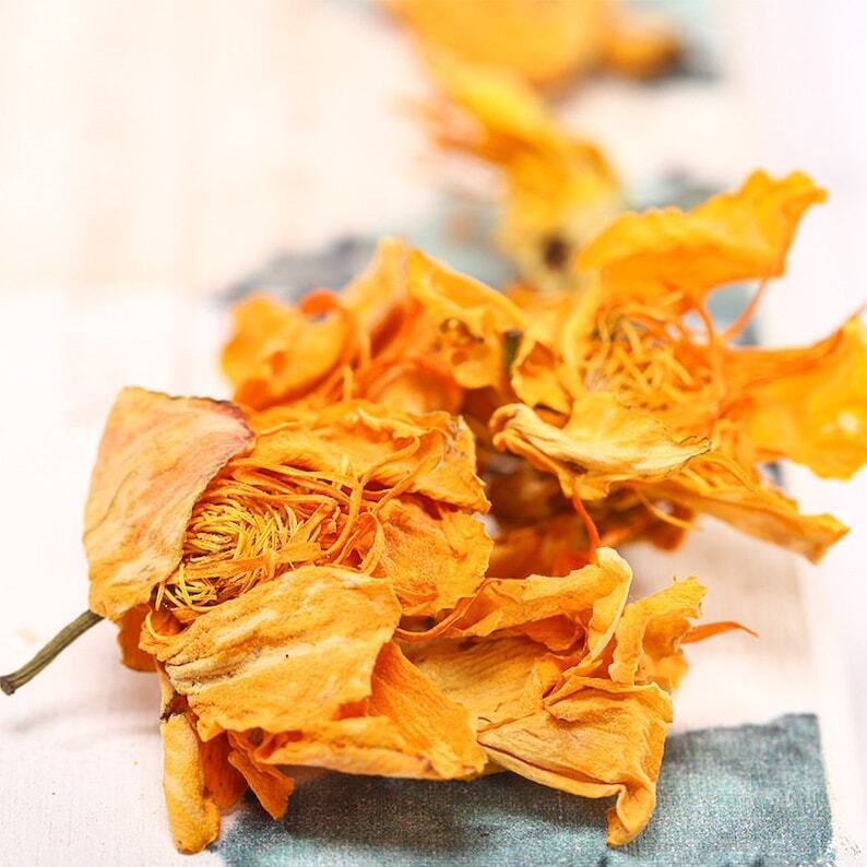 8.8oz Globeflower/Trollius Chinese/Trollflower/Nasturtium/Tropaeolum/JinLianHua Secondary image