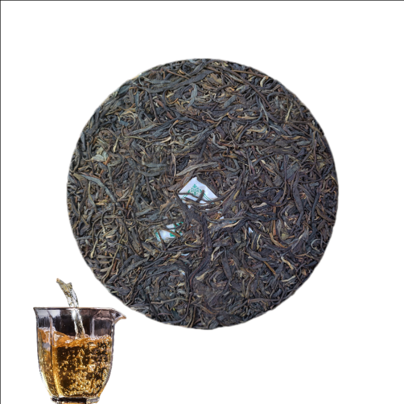 Mengla-Yiwu Tea Rare Jiao Mu Character End Soft Pu'er Raw Tea 357g/12.59oz