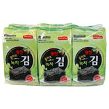 Organic Seasoned Roasted Seaweed Snacks - 4g*32 Packs Korean BBQ Seaweed
