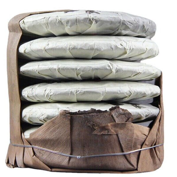 Old Tree Puerh Cha Tea Seven Seed Cake Tea Leaves 357g Lincang Iceland Gold Leaf